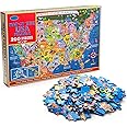 MOTYAWN USA Map Puzzle for Kids - 200 Piece United States Puzzle - 50 States with Capitals for Kids Ages 4 and Up, America Jigsaw Puzzle Children’s Geography Puzzles Preschool Toys