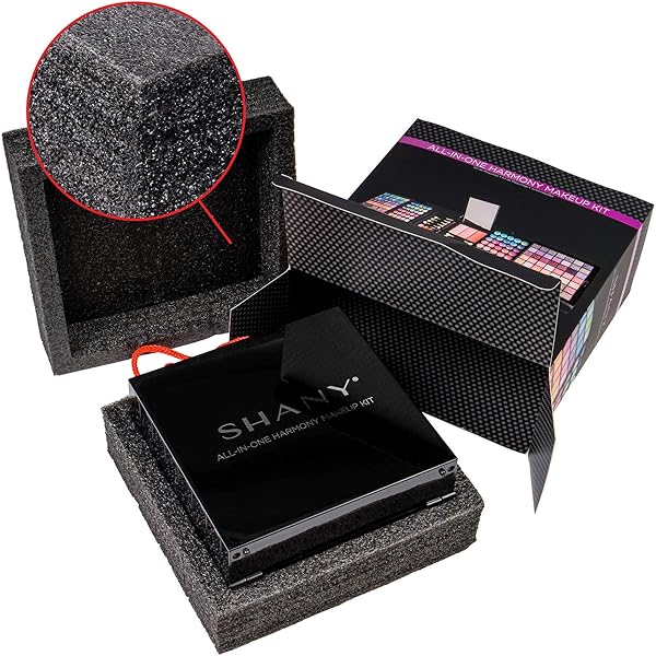 SHANY ALL IN ONE HARMONY MAKEUP SET – ULTIMATE COLOR COMBINATION – EYESHADOWS, BLUSH POWDER, LIP-GLOSS LIPSTICK, MINI MAKEUP BRUSHES, MAKEUP APPLICATORS, HOLIDAY GIFT IDEA – NEW EDITION