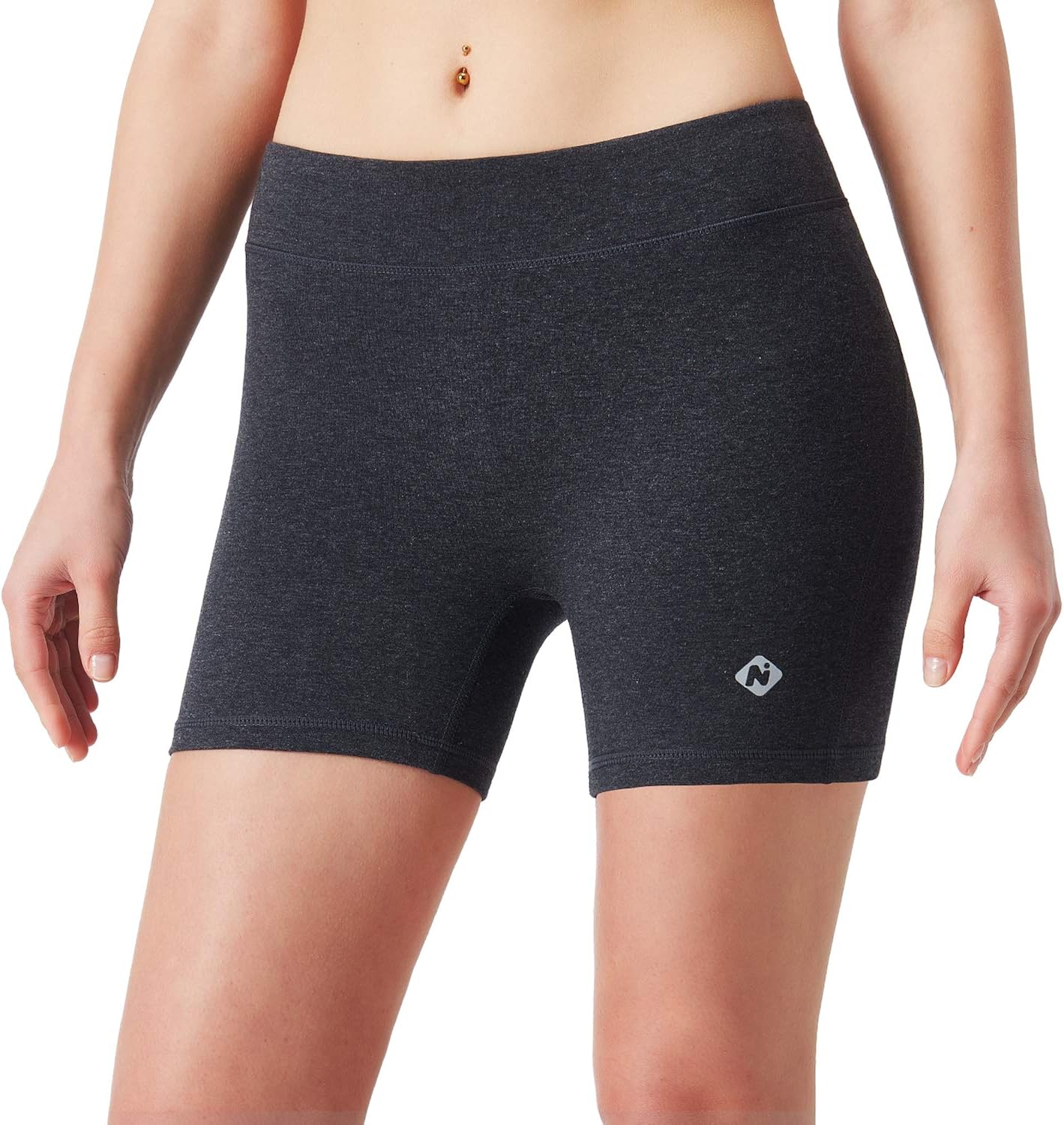 Naviskin Women's 4" Active Volleyball Shorts Training Workout Tights Compression Shorts : Clothing