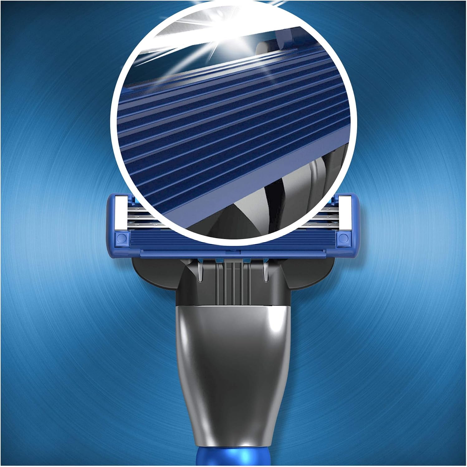 Gillette Mach3 Turbo Men's Razor + 1 Razor Blade Refill, 3D Motion To Fit The Contours Of One's Face - Image 5