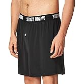 Stacy Adams Men's Boxer Short, Gray, Medium