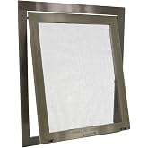 PetSafe Screen Door for Dogs &amp; Cats, Up to 30 lb, Brown, Small | For Porch Screen Doors, Puncture-Resistant Mesh, Sliding Wind-Lock, Quick DIY Snap-in Install