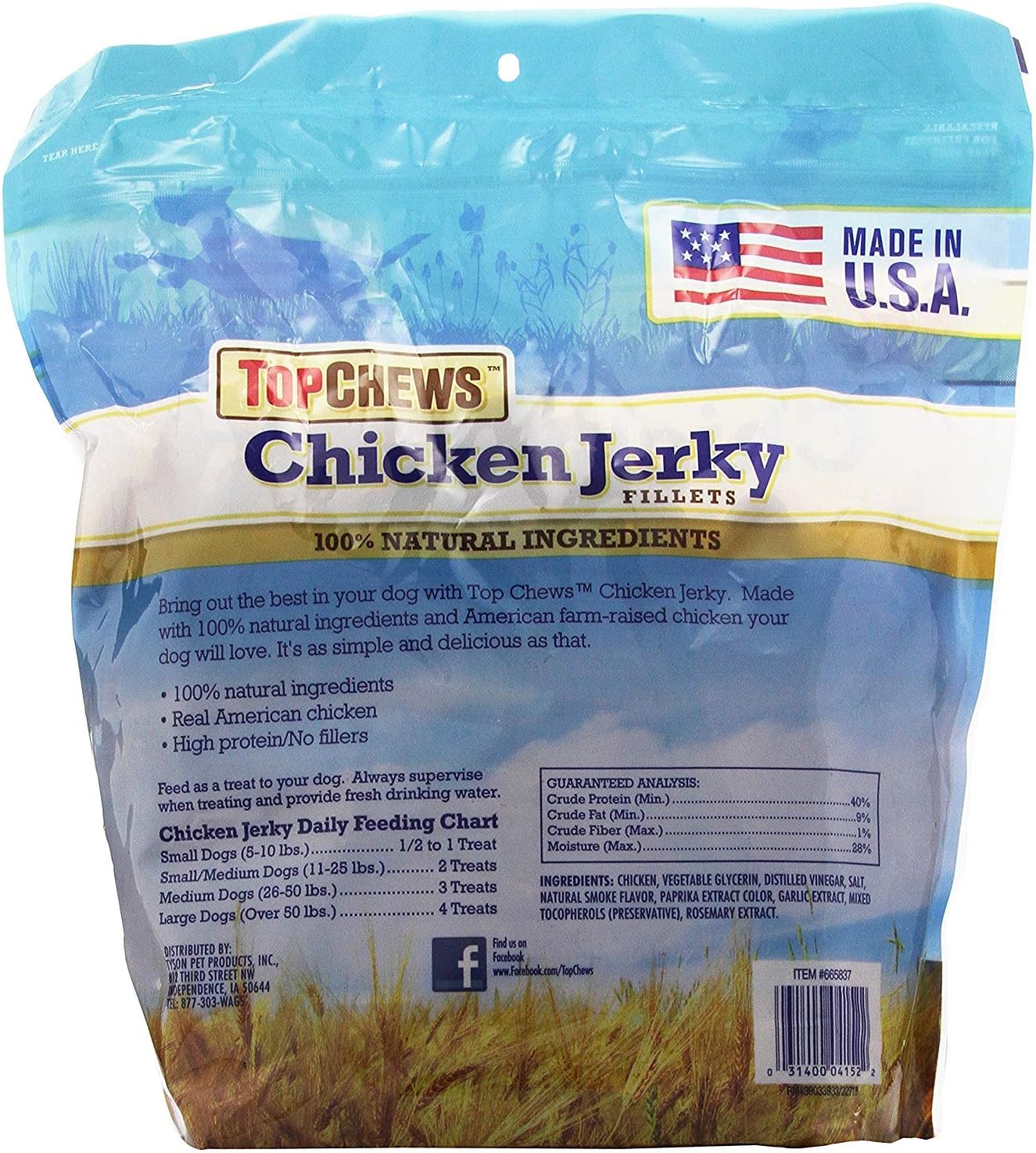 Top Chews Chicken Jerky 48Oz Home Improvement