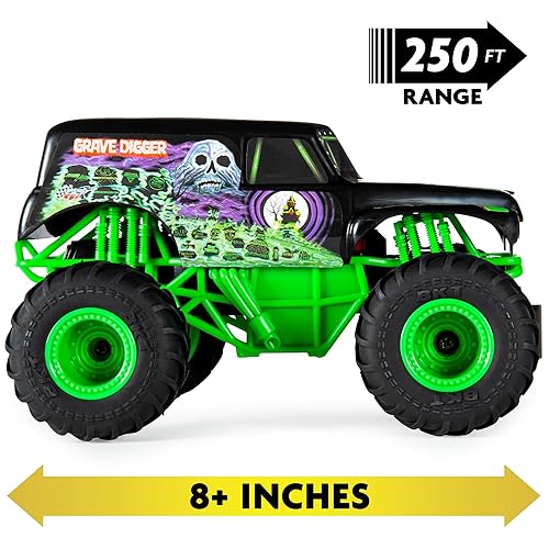 Monster Jam Official Grave Digger Remote Control Monster Truck,