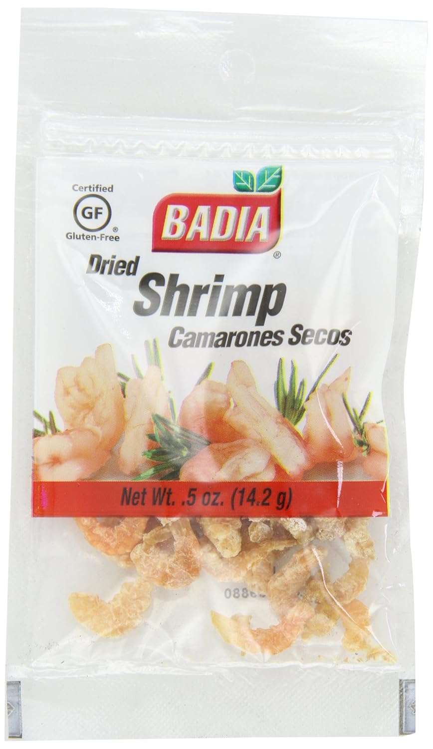 Amazon Com Badia Dried Shrimp 0 5000 Ounces Pack Of12