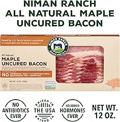 Niman Ranch Bacon, Maple Uncured, 12oz