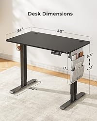 Marsail Electric Adjustable Height Standing Desk