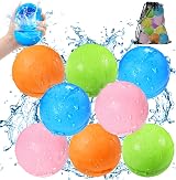 KOKODI 8Pcs Reusable Water Balloons Self Sealing Safe Silicone view 1