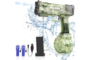 PYCOAL Water Guns for Adults, Strongest Shooter Water Pistol Automatic Electric Water Gun High Pressure Powerful Water Squirt Gun, 26FT Long Range Water Gun Pistol Watergun Toy for Summer