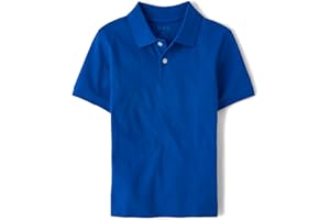 The Children's Place Boys' Uniform Short Sleeve Pique Polo