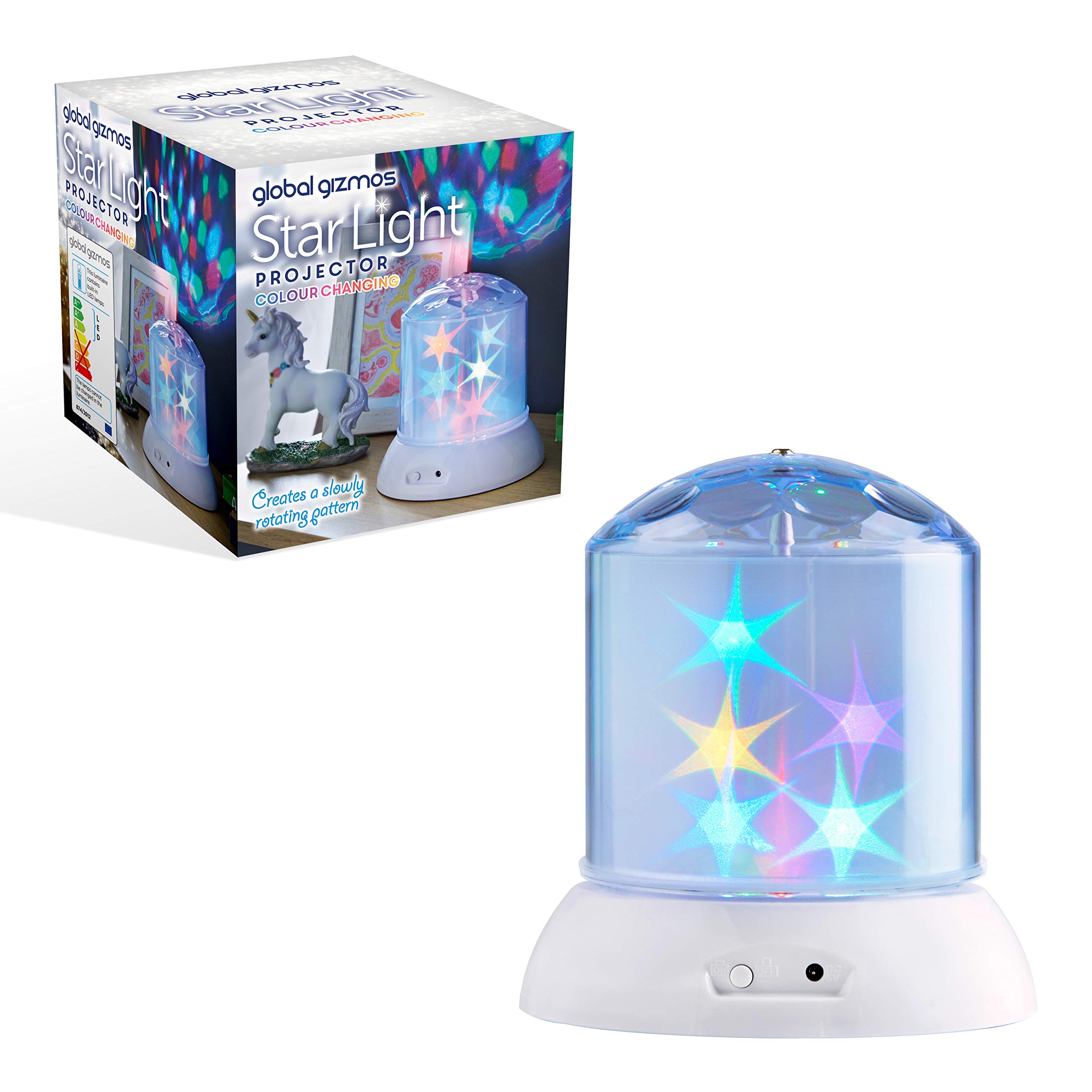 Global Gizmos LED Battery Operated Magical Twinkle Starlight, White, 53890