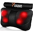 VIKTOR JURGEN Shiatsu Back Massager with Heat - Kneading Massage Pillow for Neck, Shoulder Pain Relief - Christmas Gift for Women, Men, Dad, Mom - Great for Mother's Day, Father's Day, Valentine's Day