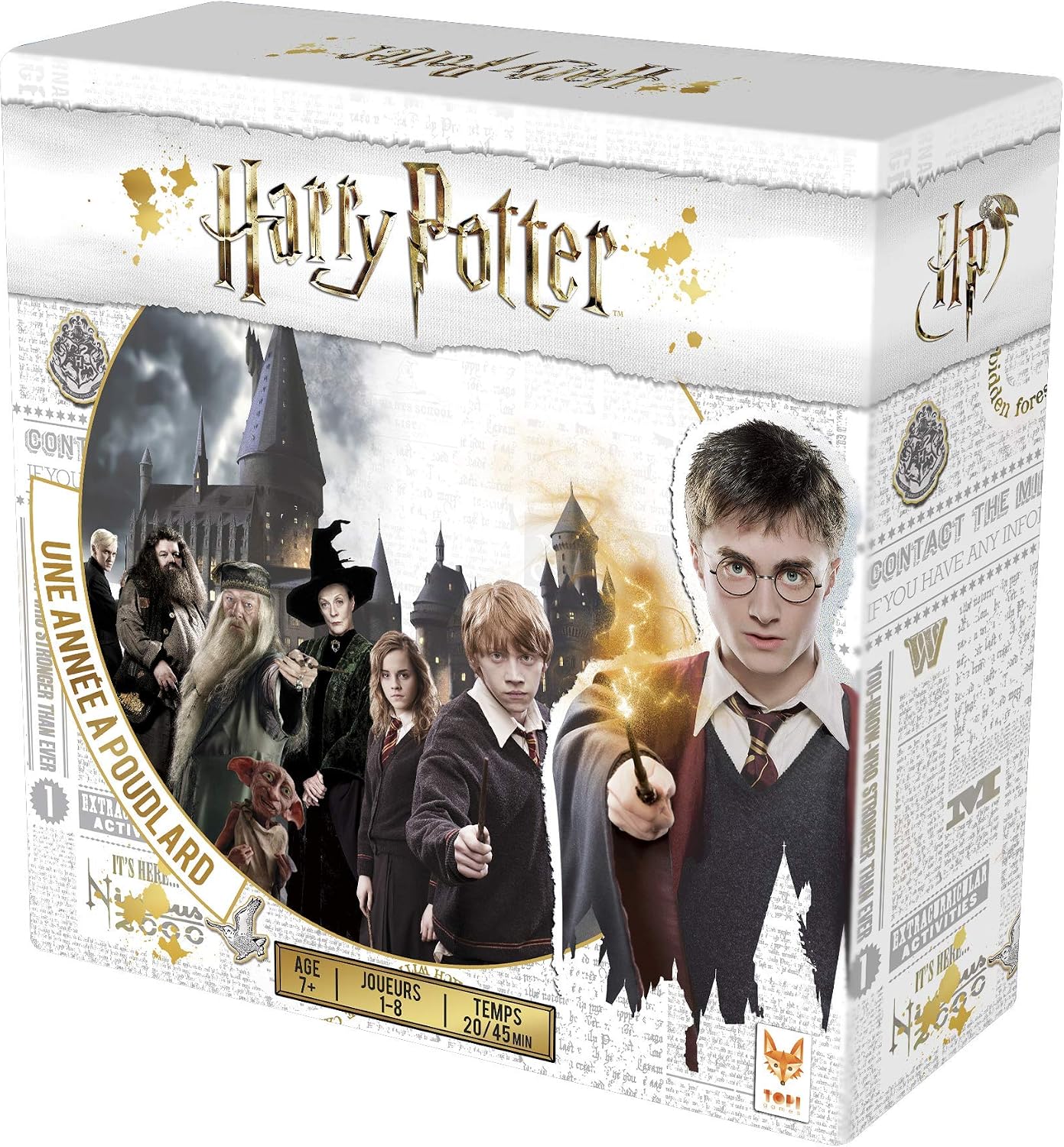 TOPI Games board game, HAR-609012, White, Black, Yellow, Grey, White / Black / Yellow / Grey, 7 years