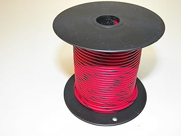 Amazon Com Red Black Striped Automotive Copper Wire Txl 20