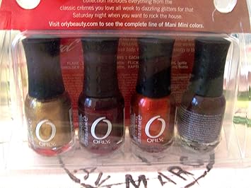 Amazon Com Orly Nail Polish Fired Up Minis 4pc Fall 2012 Orly