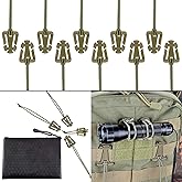 BOOSTEADY 10Pcs Tactical Gear Clip Molle Web Dominators for Outdoor Hydration Tube Backpack Straps Management
