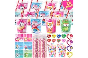 Joycover Valentines Day Gifts for Kids Classroom - 168Pcs Stationery Set Valentines Cards for Kids, Valentines Day Goodie Bag Stuffers, Kids Valentines Day Gifts for School Exchange for Boys Girls