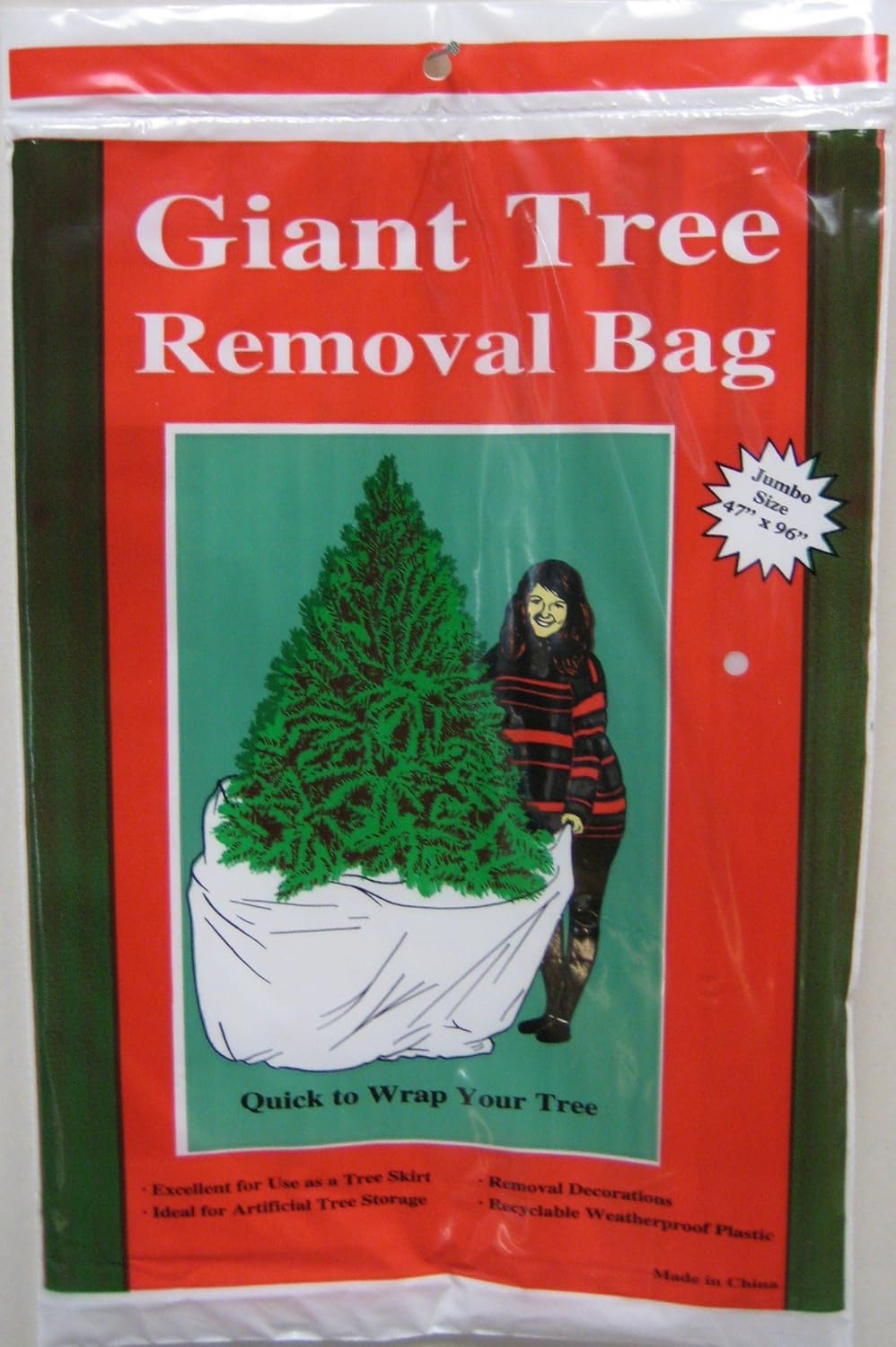 Christmas Tree Removal Bag 47" X 96" Kitchen & Dining