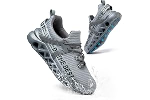 DINGGU Waterproof & Non-Slip Steel Toe Shoes for Men Women Comfortable Work Shoes Lightweight Safety Composite Toe Shoes