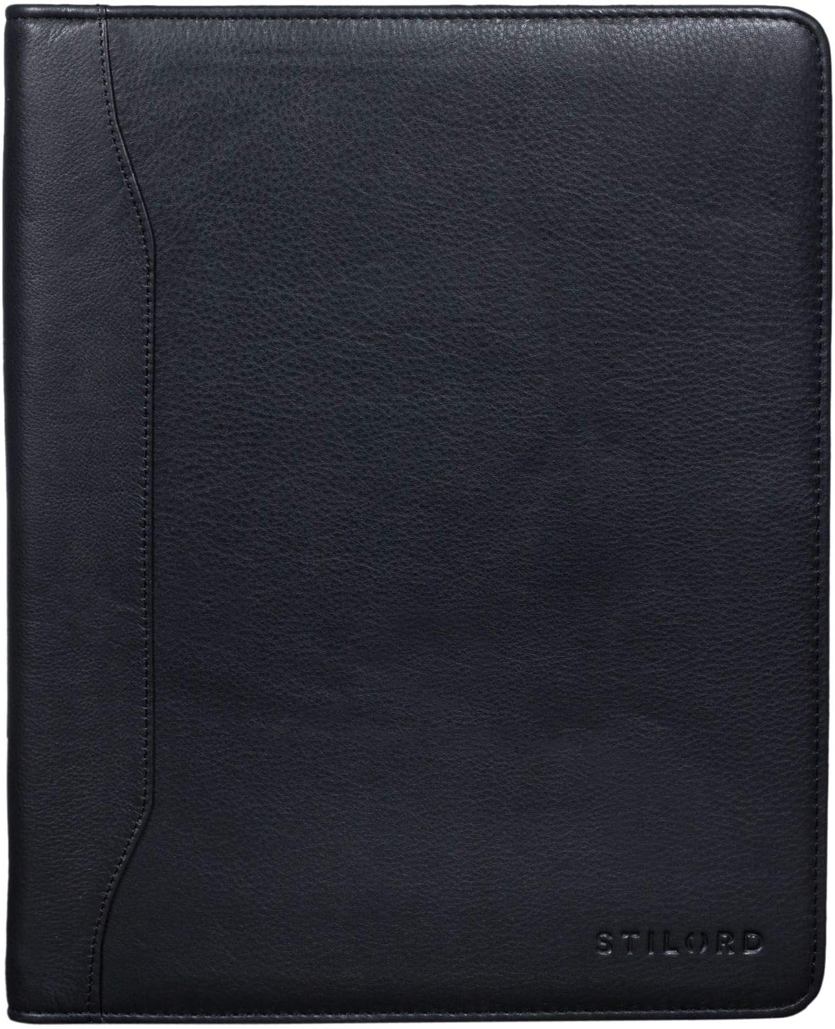 STILORD 'Scott' Vintage Leather Document Folder, Black - Image 4