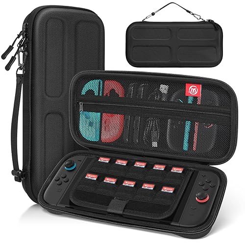 Ertisa Hard Carrying Case for NS Switch 2 Console, Travel Carrying Case Storage Bag for Switch 2, Hard Shell Protection Case with Carry Handle N-S Switch 2 Accessories Portable Pouch for NS Switch 2