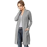 Cielo Women's Long Sleeve Sweater Duster Cardigan