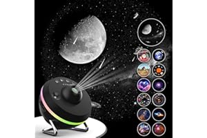 ARGIGU Galaxy Projector for Bedroom,Planetarium Star Projector with 4K Replaceable 13 Galaxy Discs,HD Image Large Projection Area,Starry Sky Night Light for Kids Adults Ceiling Home Theater Living Room Decor