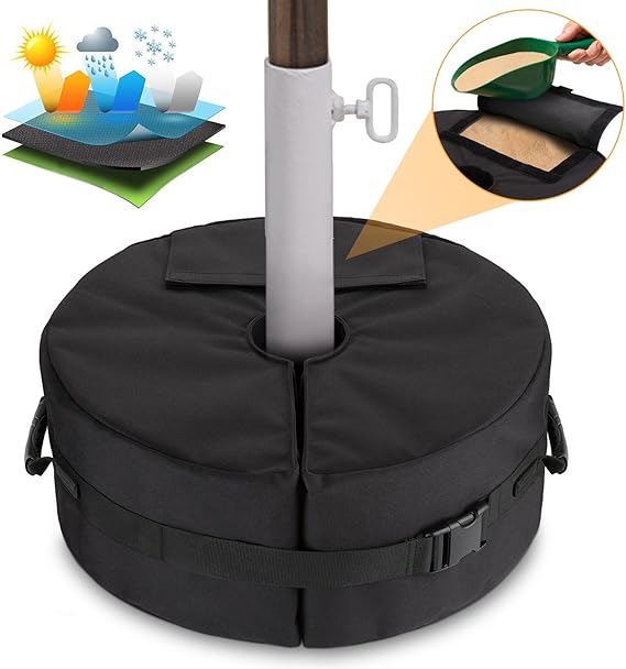 Umbrella Base Weight Bag Weather and UV Resistant Sand Bags up to 85