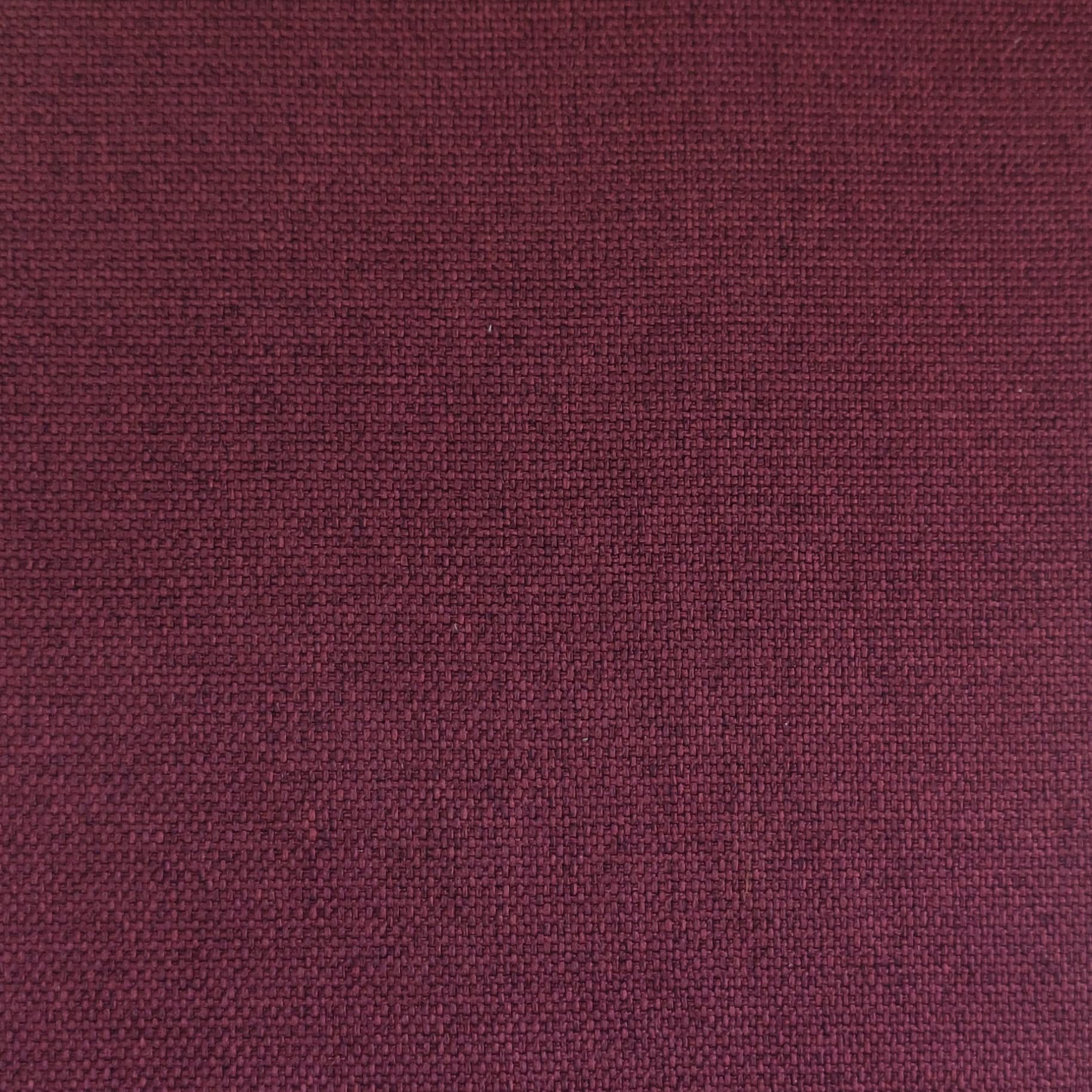 CRS Fur Fabrics Jefferson Woven Fabric Material - Burgundy, 1Mtr 150cm x 100cm