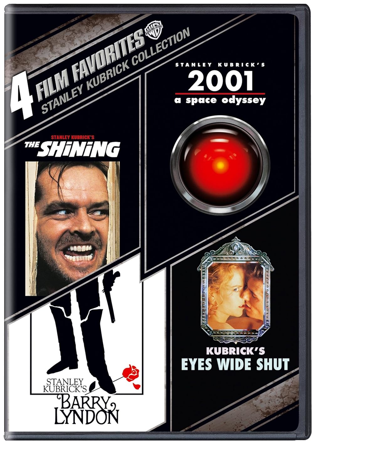 4 Film Favorites: Stanley Kubrick (The Shining: Special Edition, 2001: A Space Odyssey: Special Edition, Barry Lyndon, Eyes Wide Shut: Special Edition)