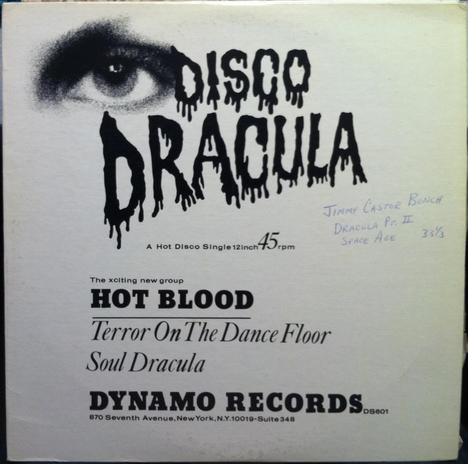 Hot Blood Terror On The Dance Floor Soul Dracula Vinyl Record