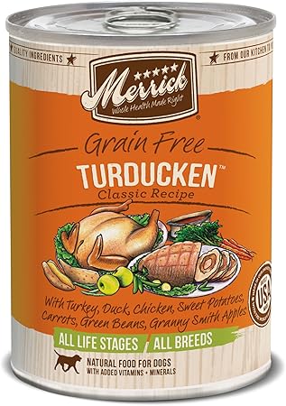 merrick grain free canned dog food