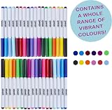 abeec 100 Assorted Felt Tip Pens for Kids 3+ - 20 Colours Craft Art Set view 4