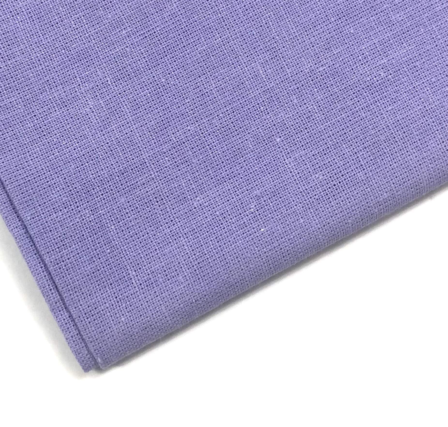 Plain Lilac 100% Cotton Fabric for Quilting, Sewing, Dressmaking, Arts & Crafts - 60 Inch Wide M&J® (Lilac, 2 METRE)