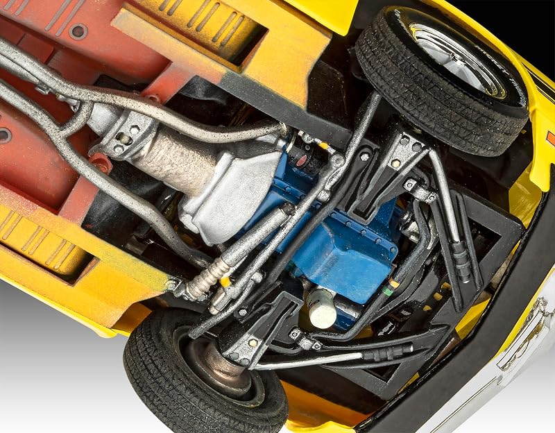 Modelismo I '70 Shelby Mustang GT500 I Kit de construcción I Escala 1:25 I 120 piezas I Juego de manualidades a partir de 12 años I Modelo detallado I Coche deportivo I Auténtica réplica