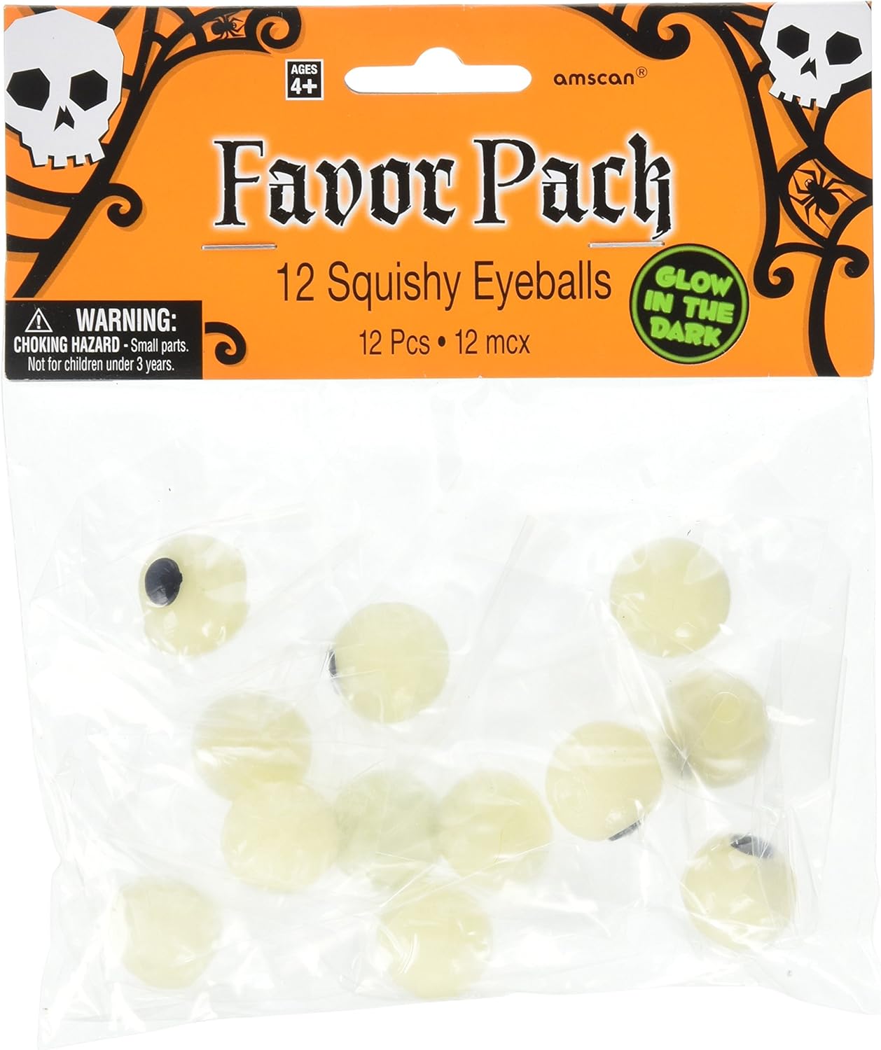 GlowInTheDark Squishy Eyeball Toys & Games