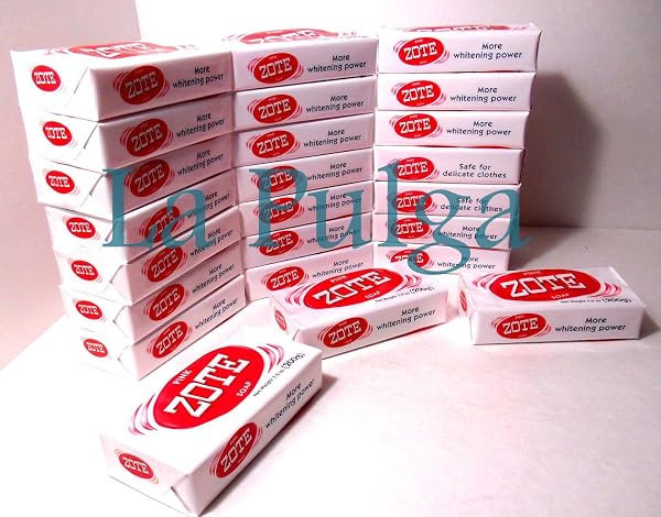 JABON ZOTE ROSA LAUNDRY SOAP 200G EACH ROSA/PINK ROPA MADE IN MEXICO 25 PCS