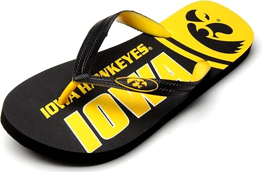 iowa hawkeye flip flops