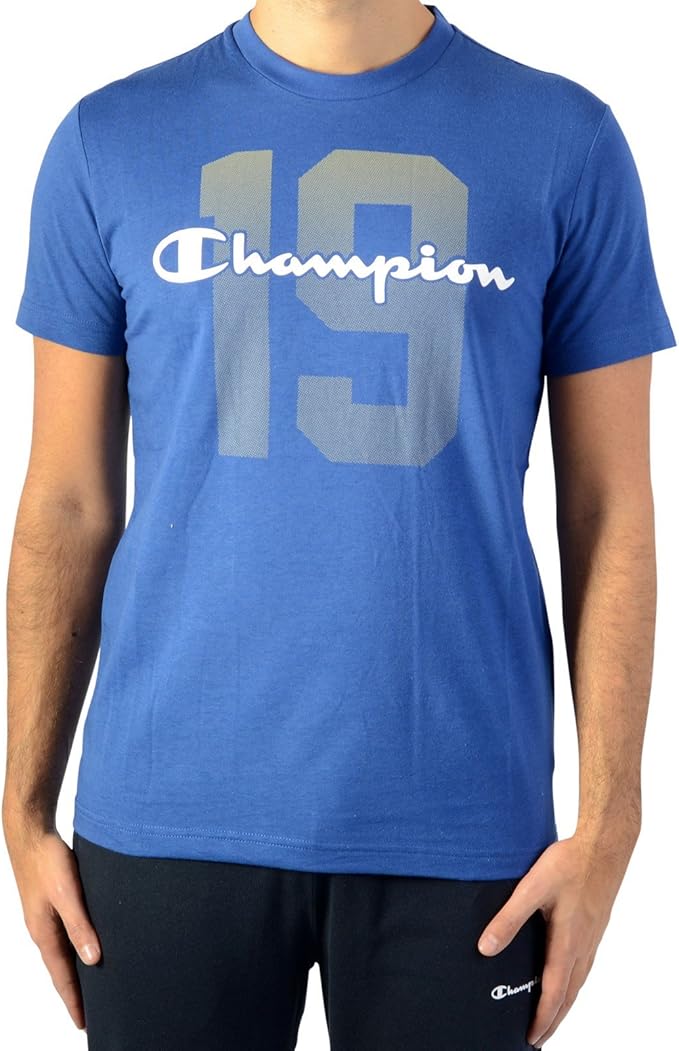 t shirt champion bleu