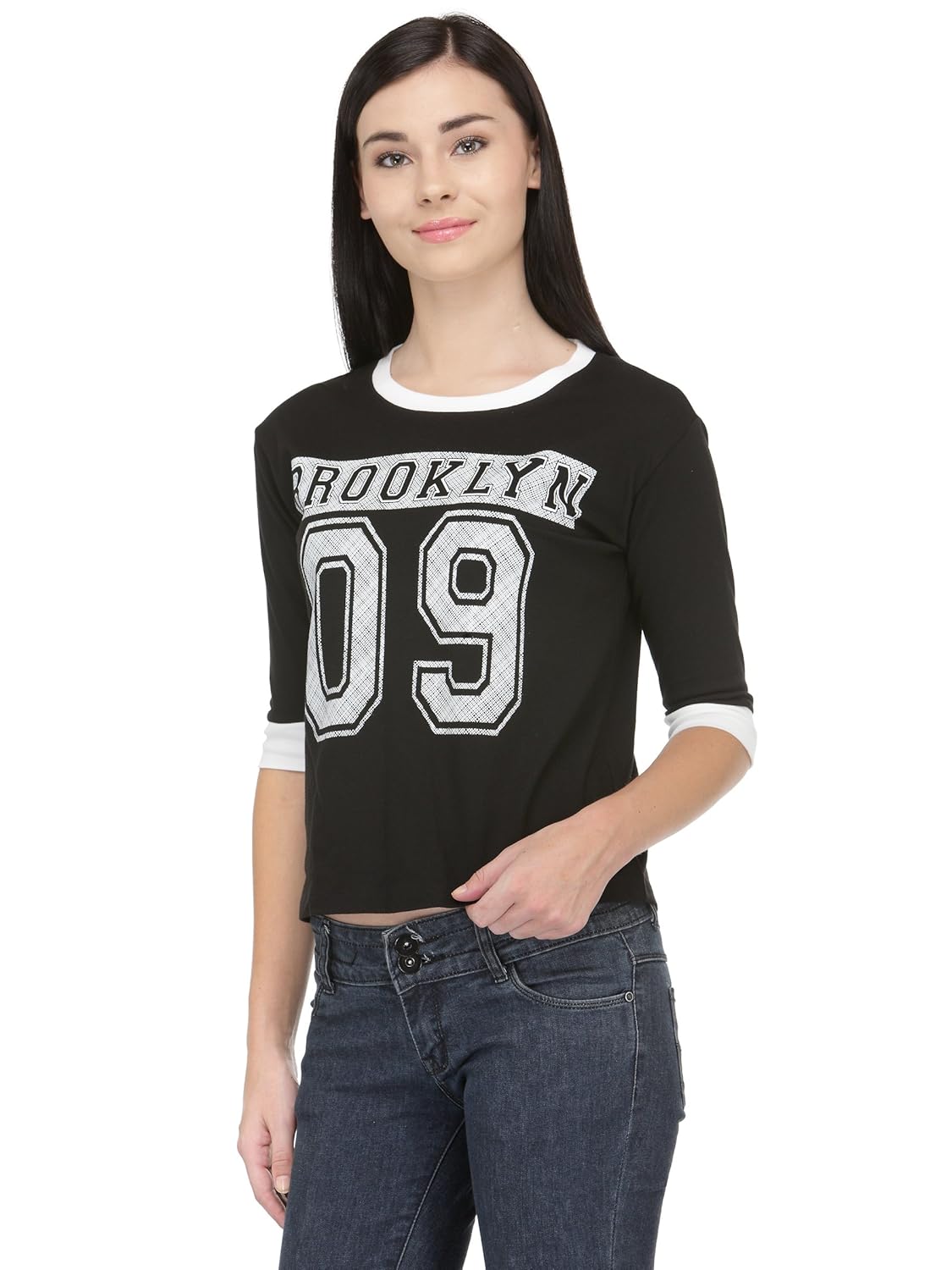 unshackled women's striped t-shirt
