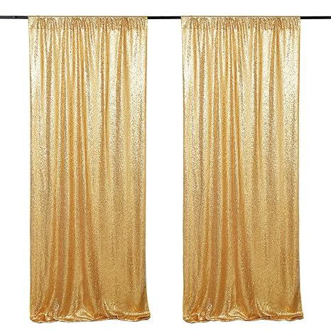 Buy 2ftx8ft Glitter Backdrop Gold Sequin Photography Backdrop
