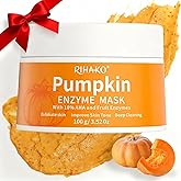 RIHAKO Valentine 's Day Gift for Women Pumpkin Enzyme Face Mask Skincare| Brightening Exfoliating Facial Mask For Dead Skin,Dullness Dark Spots, Uneven Skin Tone,Large Pores and Brightens Skin