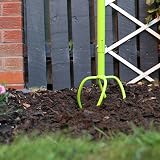 DIVCHI Twist Tiller Manual Garden Claw Cultivator with Removable Big Claw view 6