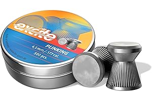 H&N Excite Plinking Airgun Pellets 0.177 Cal, 7.48 Grains, Wadcutter, 500 Count