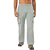Little Donkey Andy Men's Quick Dry Hiking Pants, Lightweight Travel Pants Harbor Mist S