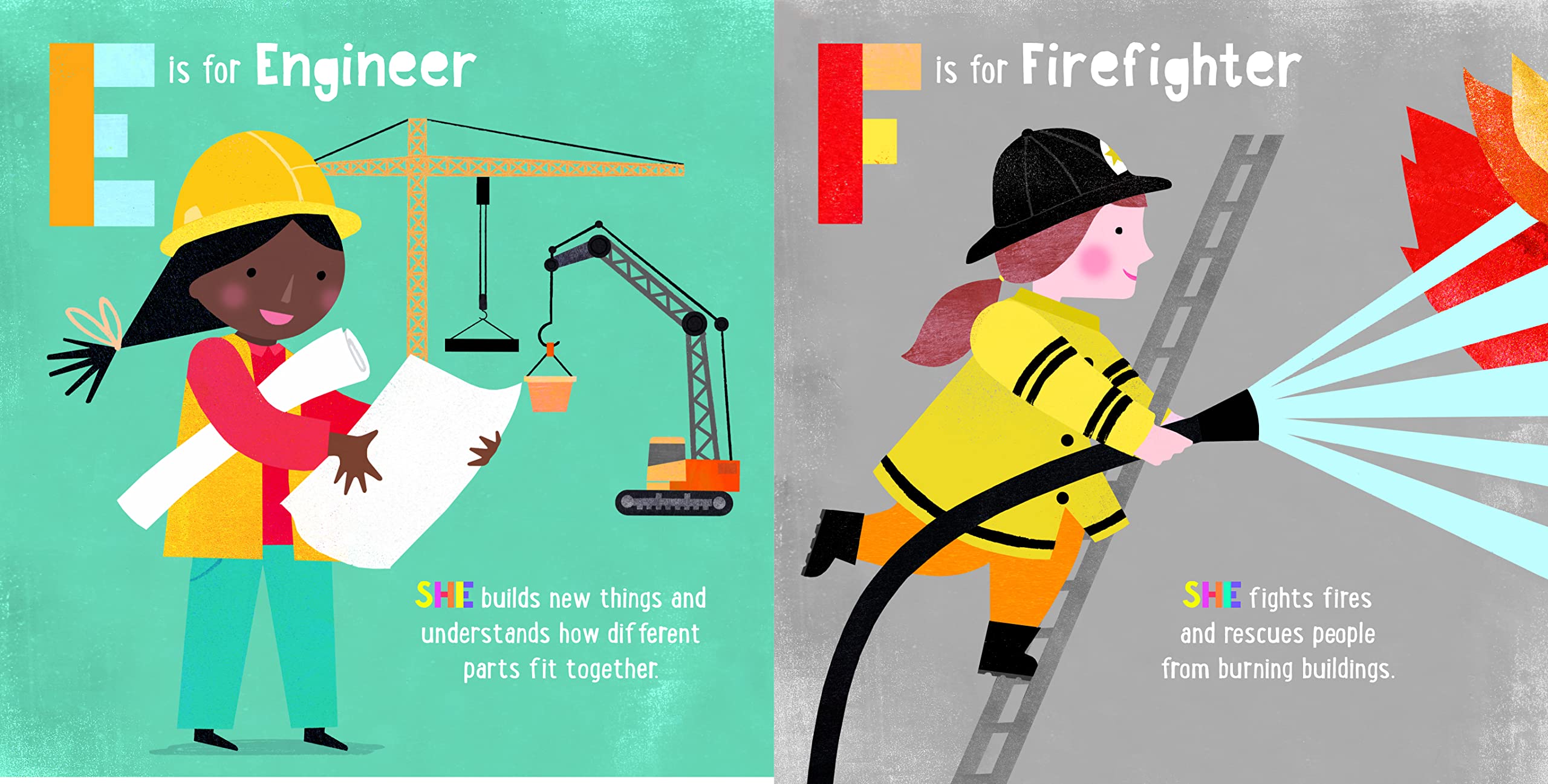 ABC for Me: ABC What Can She Be?: Girls can be anything they want to be, from A to Z (Volume 5)