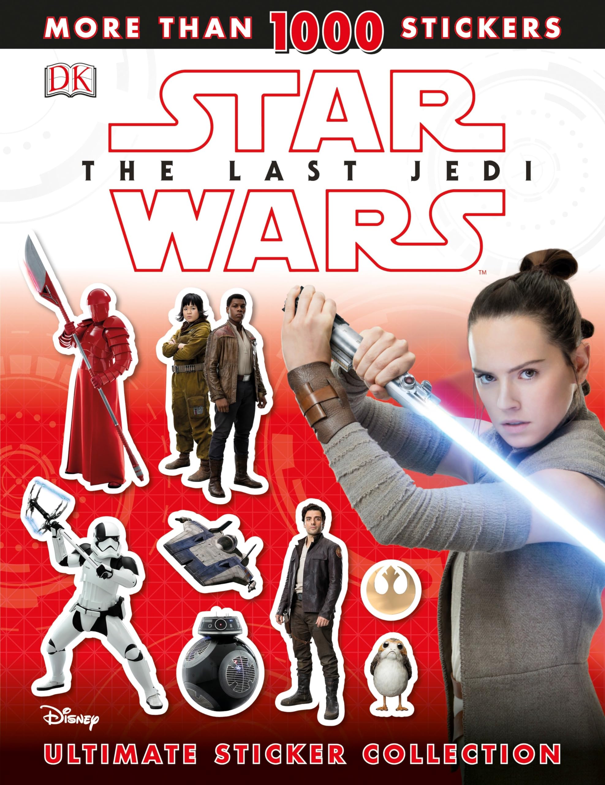 Colección de pegatinas definitiva de Star Wars El último Jedi