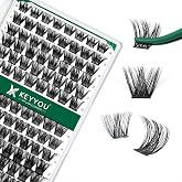 KEYYOU Lash Clusters Eyelash Clusters Natural Wispy D Curl 8-18mm MIX Y01 | Soft Airy Definition,Subtle Eye Enhancement,Lightweight Flexible Feel,Easy DIY Wear for Work,Weekends &amp; Dates