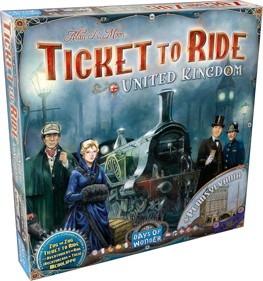 Days of Wonder Ticket to Ride United Kingdom Expansion | Board Game