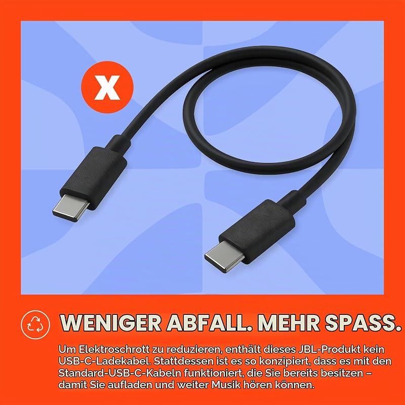 Flip 7 Tragbarer Lautsprecher, wasserdicht, sturzsicher, Pro Bold Sound mit IA Sound Boost, 16 Stunden Spielzeit und PushLock System mit austauschbarem Zubehör (lila)